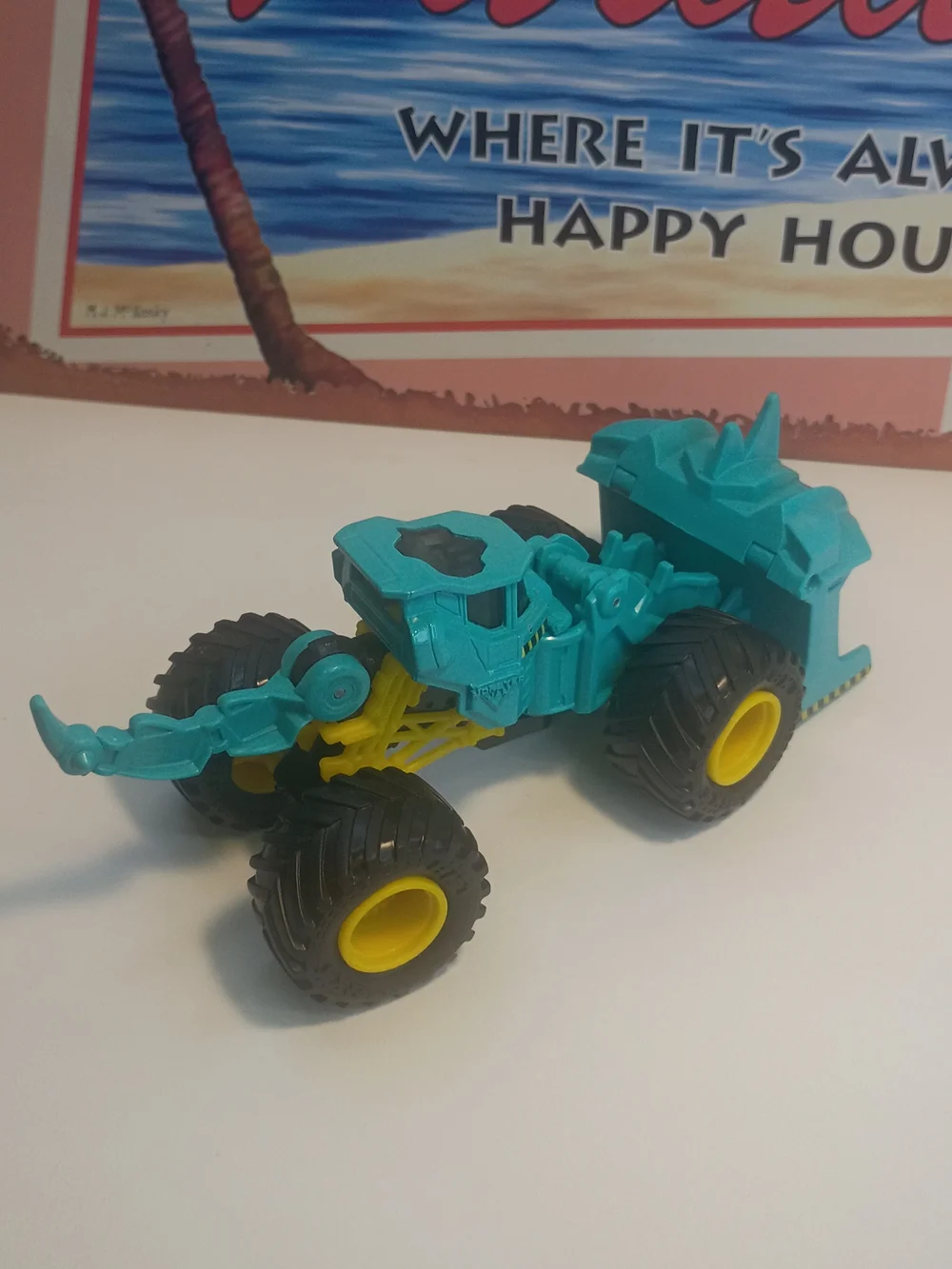 Spin Master Monster Jam Dirt Squad Aqua Blue 1/64 Scale